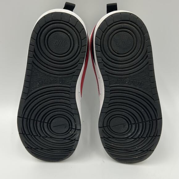 NIKE COURT BOROUGH MID 2 ll YOUTH SIZE 4Y WHICH IS WOMEN SIZE 5.5 BLACK RED - Picture 7 of 11